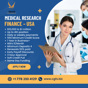 Medical Research Finance Available in the USA