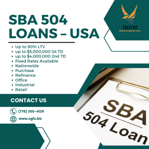 SBA 504 Loans Available in the USA